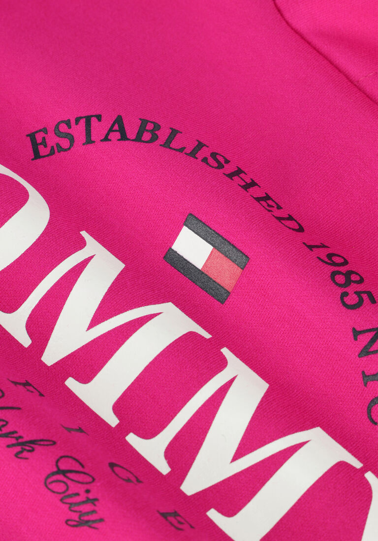 TOMMY HILFIGER roze tommy hilfiger trui tommy foil graphic hoodie
