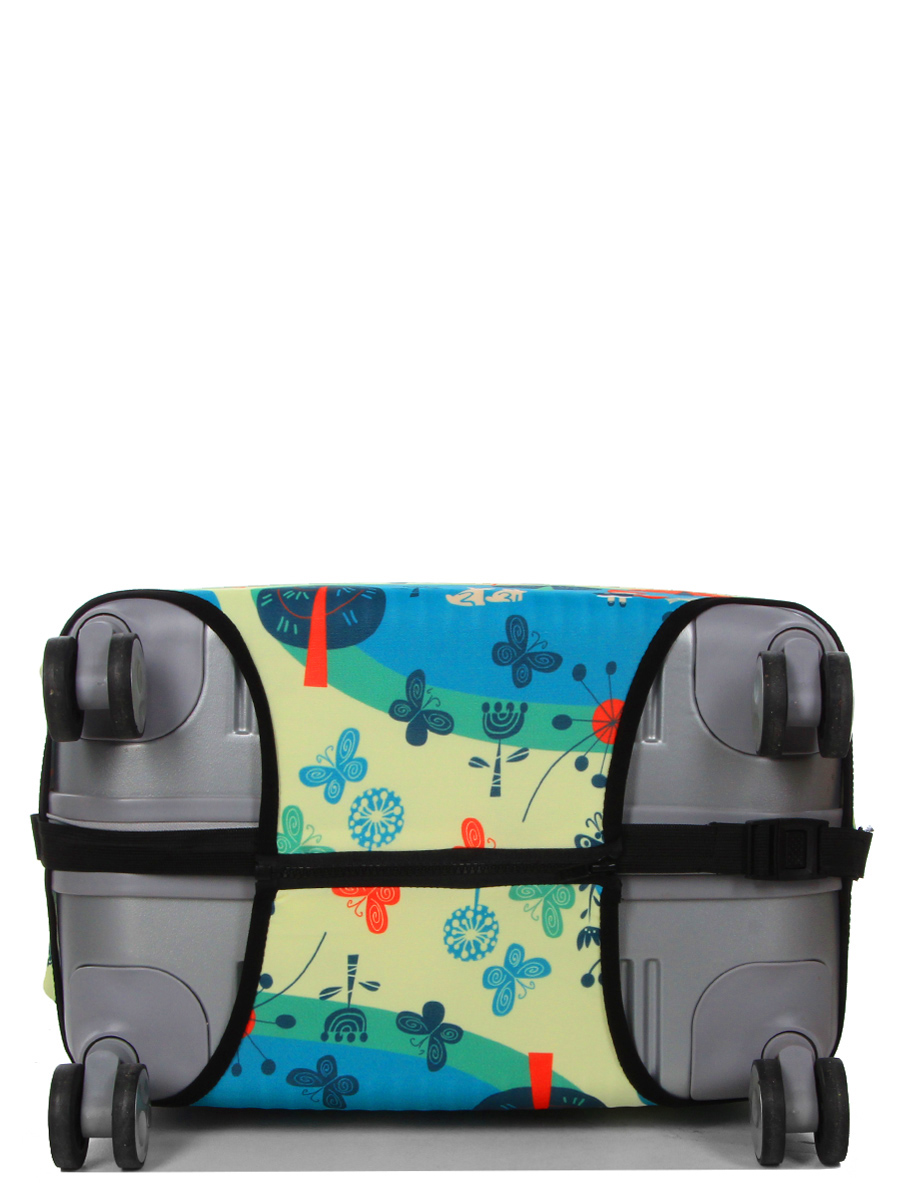 Housse de valise Periea Yellow and Blue Woodland M