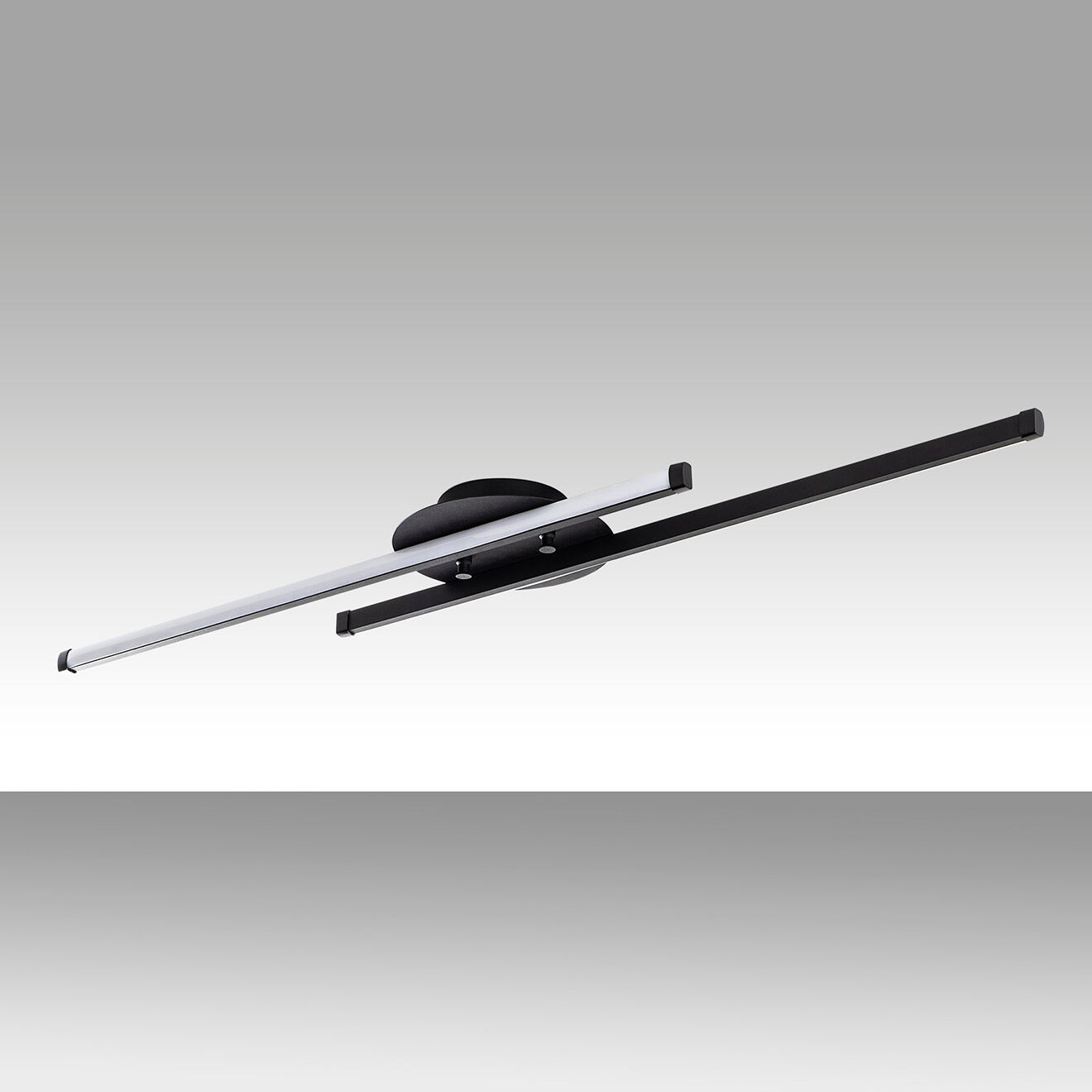 Opviq Plafonnier Umut noir - 86x17 cm