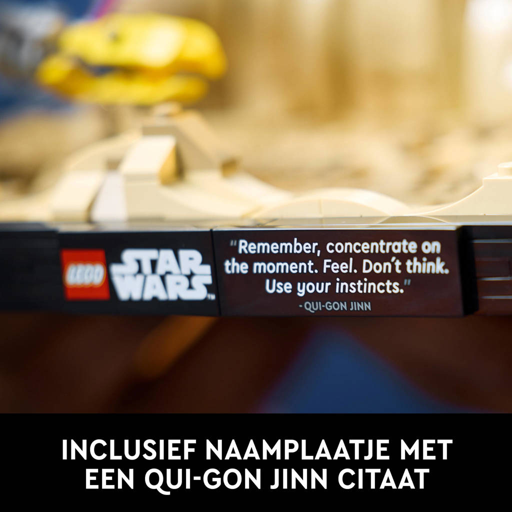 Aanrader voor de Star Wars verzamelaarsMos Espa Podrace diorama, The Phantom Menace Bouwpakket voor Volwassenen 75380