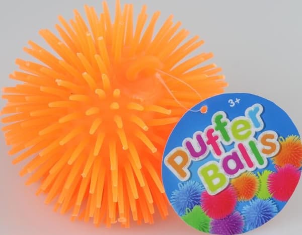 Pinnsvinball 11 cm squishy ball taktil pufferball klemmeball