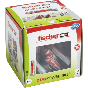 Fischer Universeelplug DuoPower 10x50mm 50 stuks