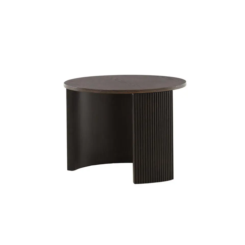 Salontafel Donkerbruin Hout - 60x60x45cm - Bristol