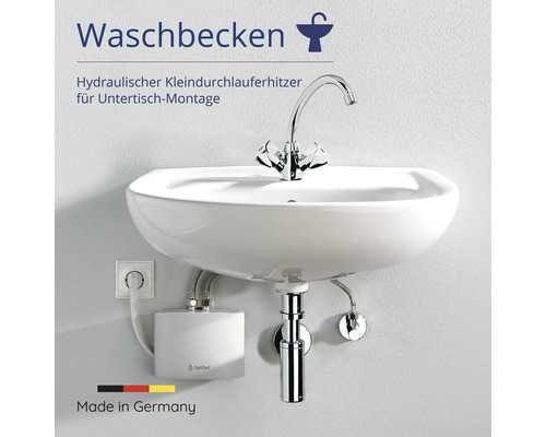 Saniself KD kleine hydraulische doorstroomverwarmer, 3,5 kW