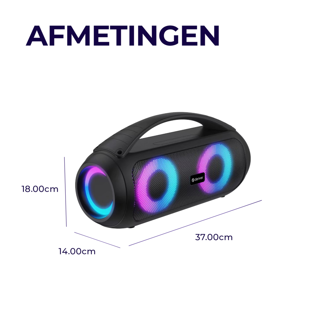 Denver BTG616 Bluetooth partyspeaker