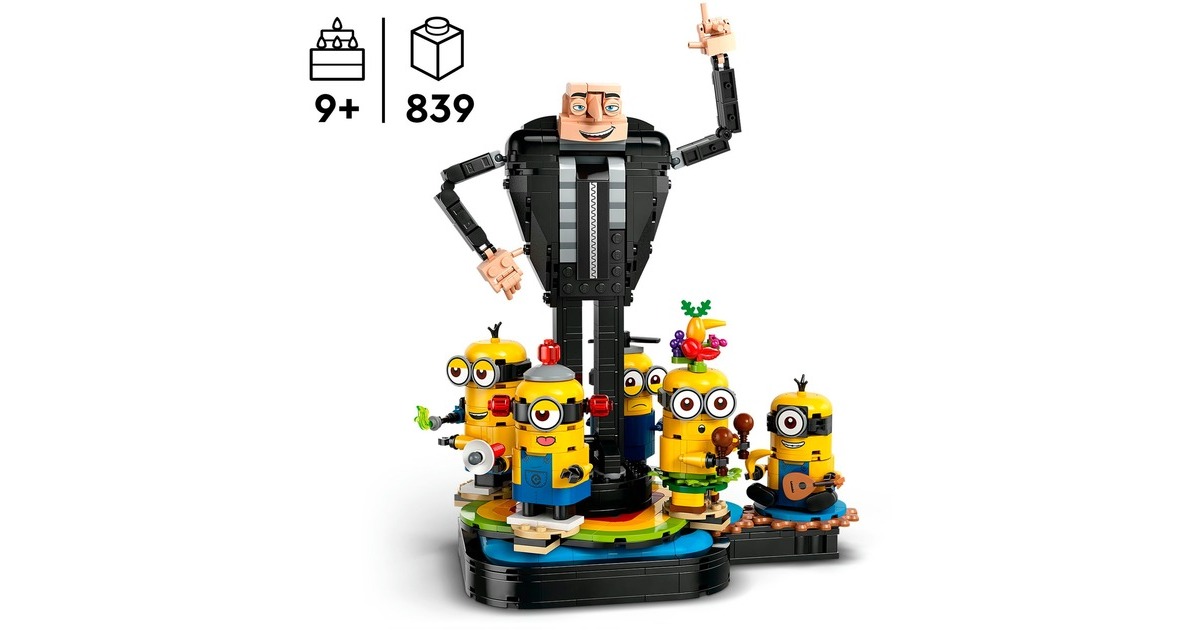 LEGOMinions - Bouwbare Gru en Minions Constructiespeelgoed  (75582)