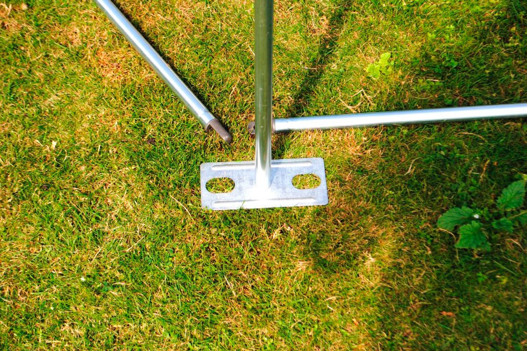 Walker Dreiteiliger Windschutz mit Alu Stangen WS-5