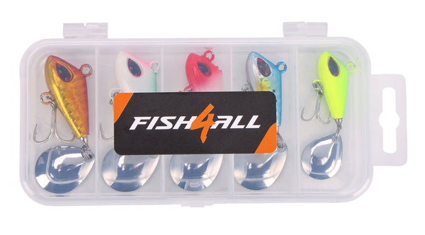 Fish4All Jigspin Kit Mix 10, 15 & 20g (5 pcs)
