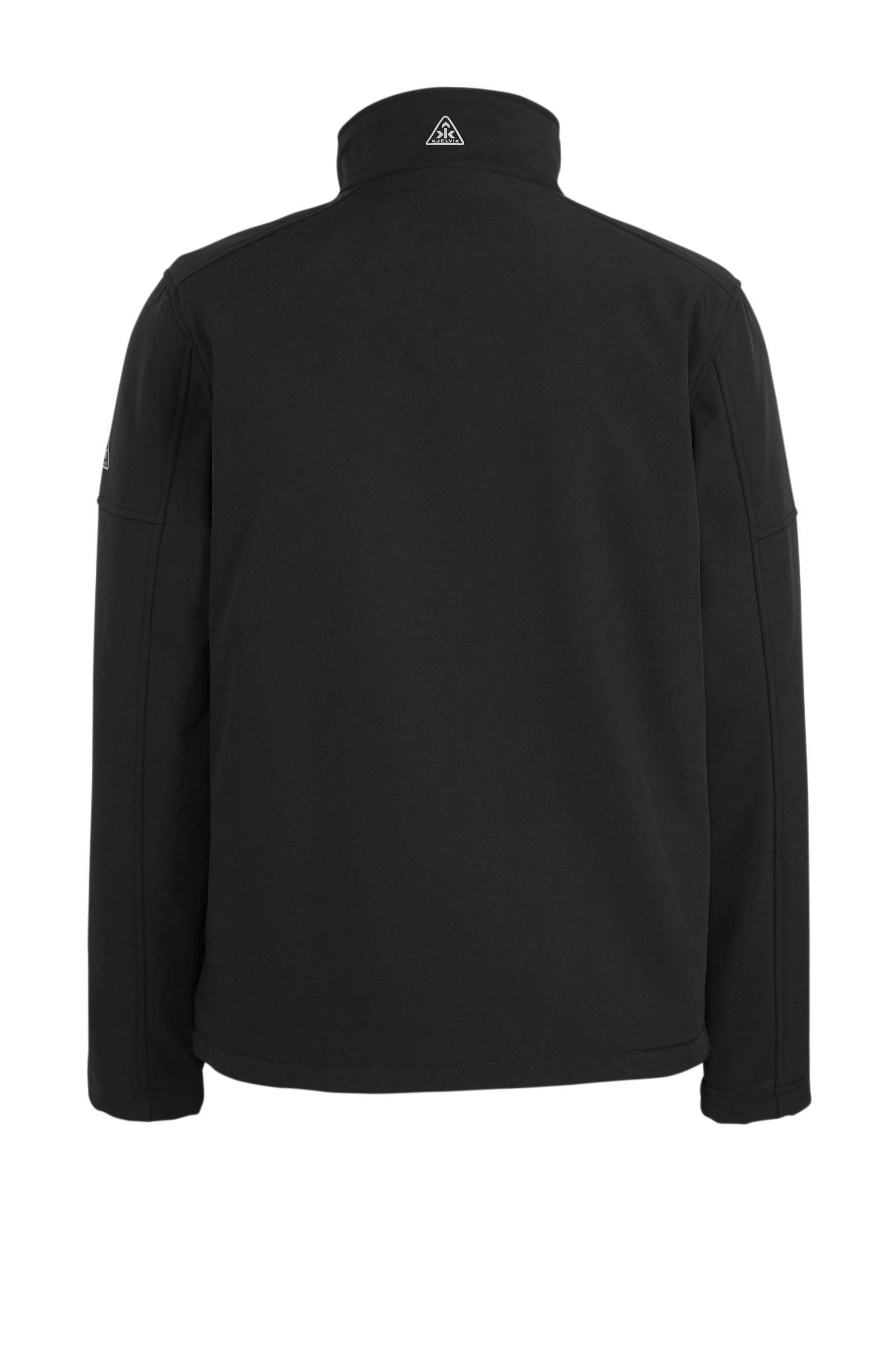 Kjelvik outdoor softshell jack Odense zwart