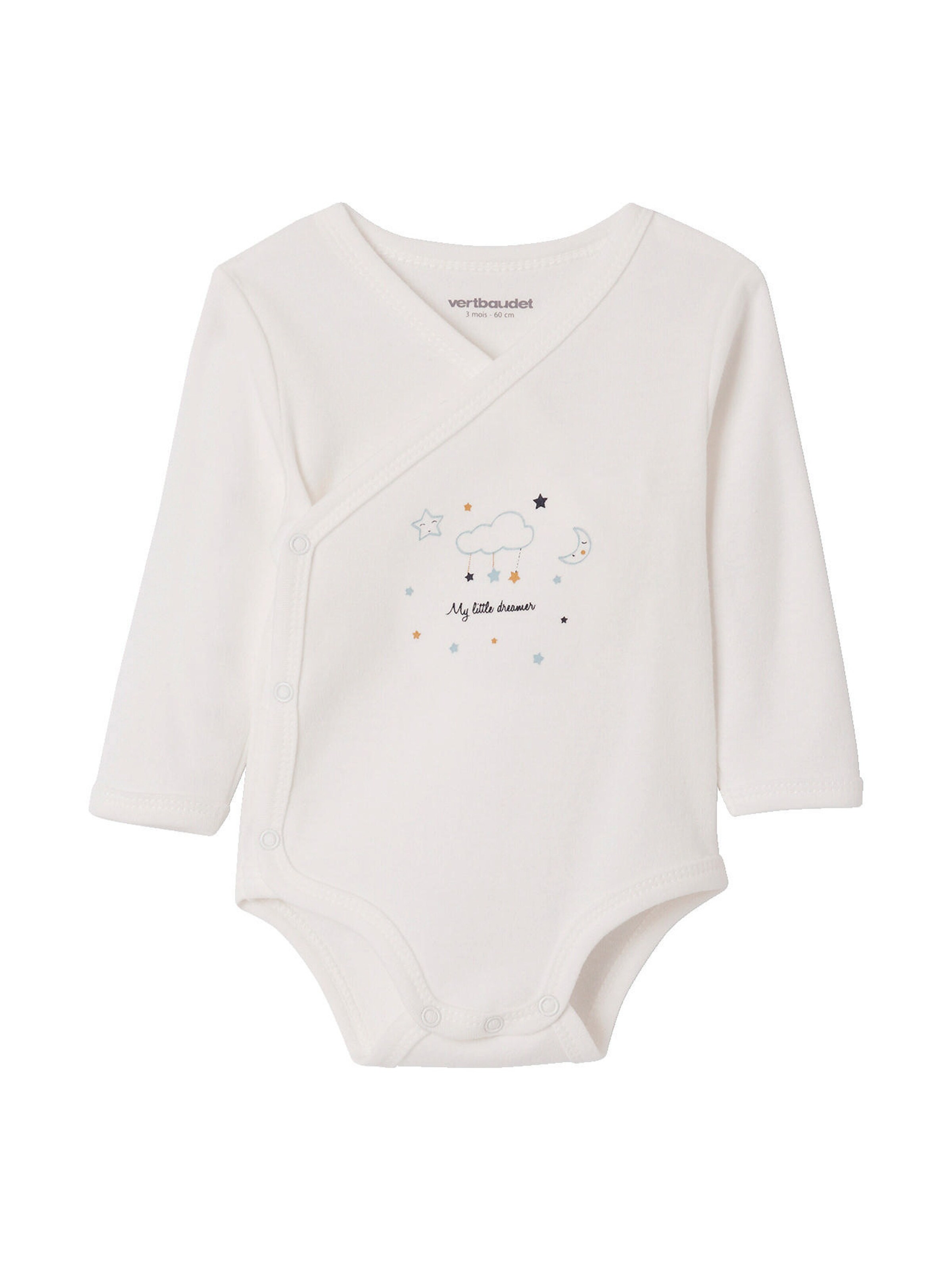 Vertbaudet Baby-Set zur Geburt, 6 Teile im Köfferchen wollweiß