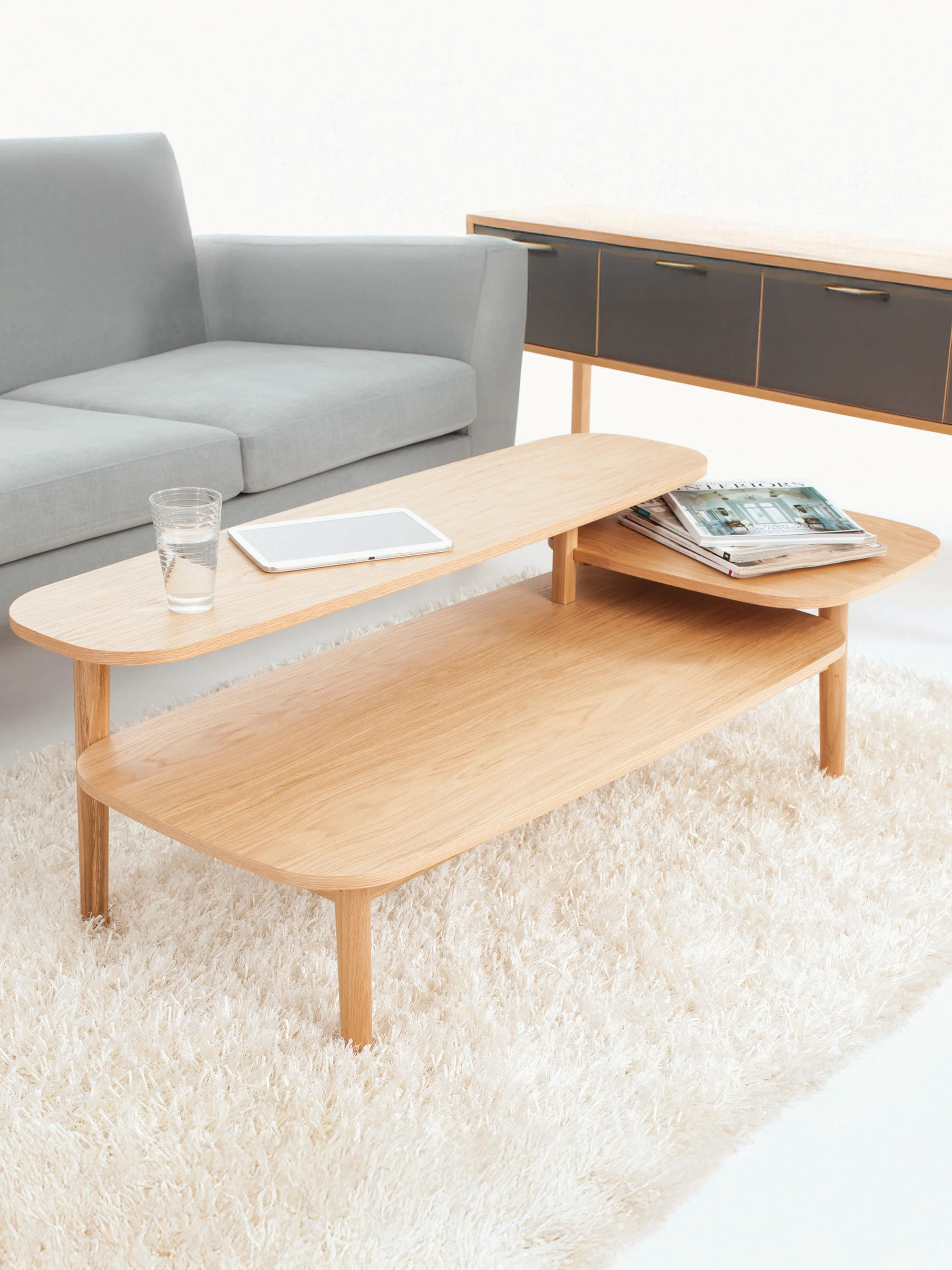 Houten salontafel Eichberg