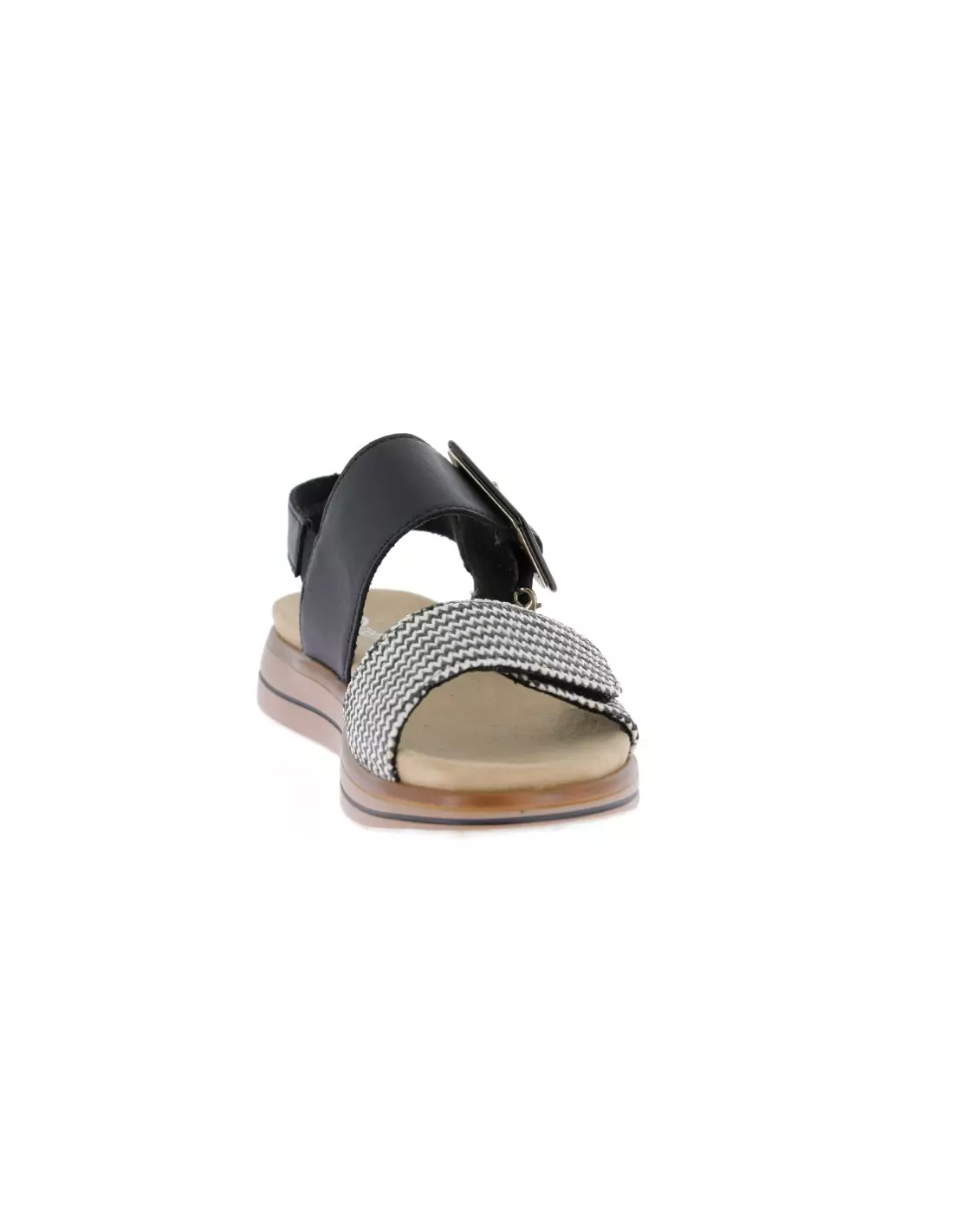 REMONTE D1J53-02 - Sandales & nu-pieds SCHWARZ-CREMA