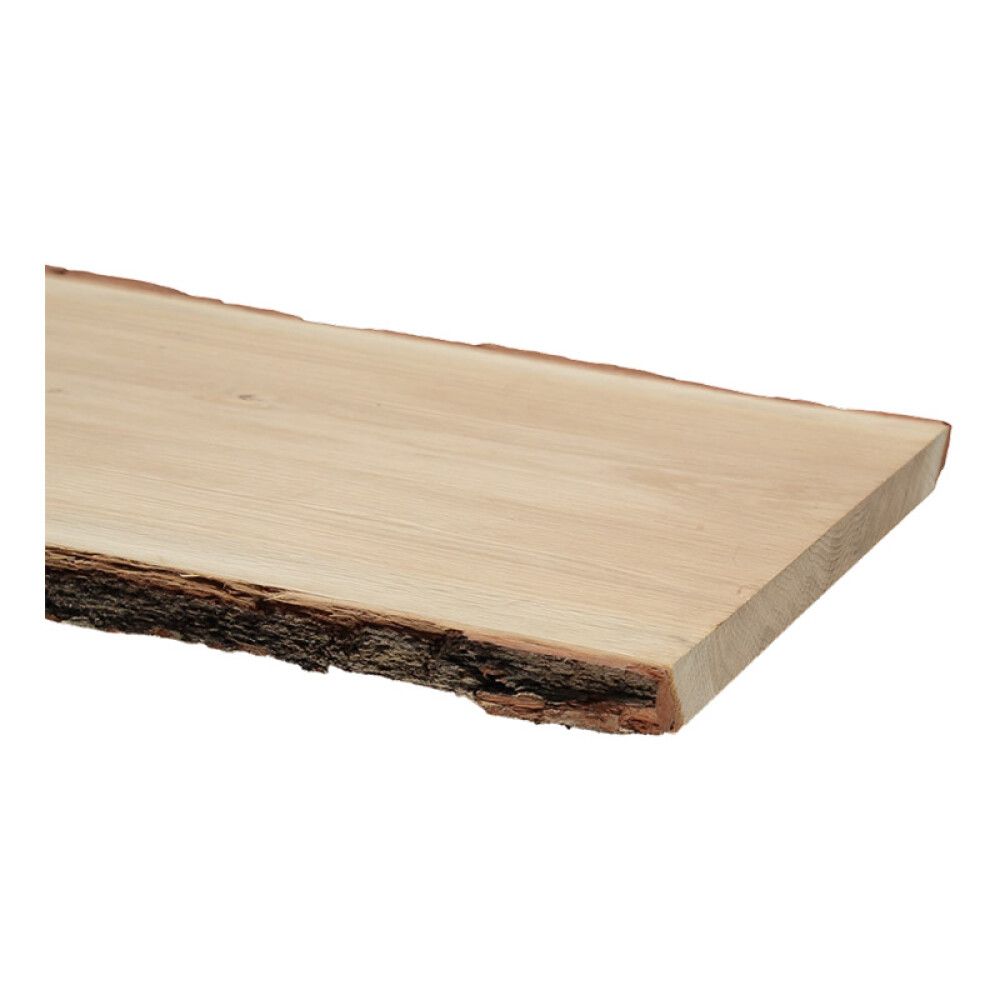 EIK PLANK MED BARK 26X200-250X2000MM