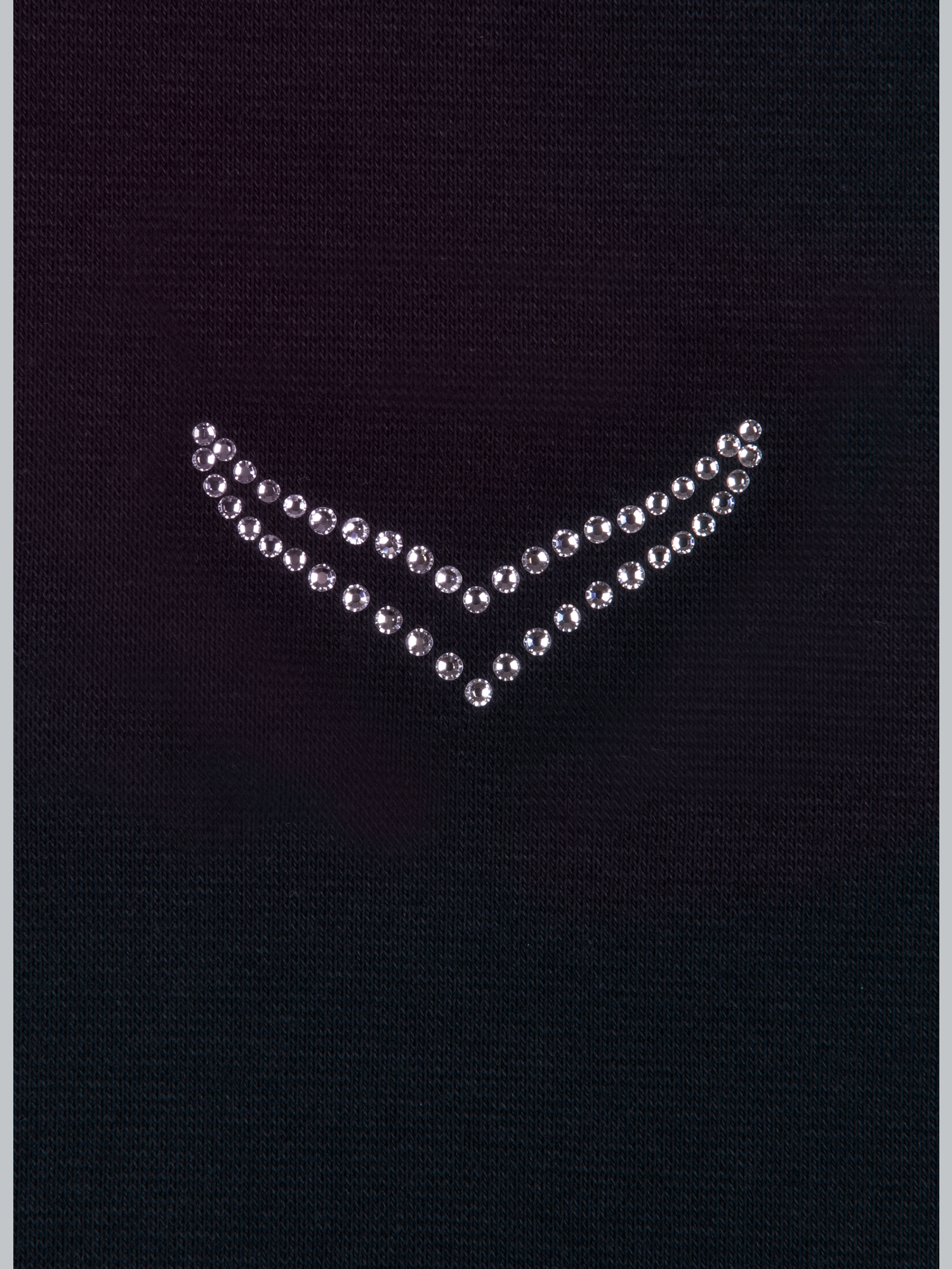 Leggings 3/4 mit Swarovski® Kristallen Schwarz