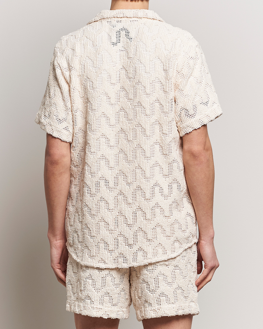 OAS Atlas Cuba Crochet Shirt Off White