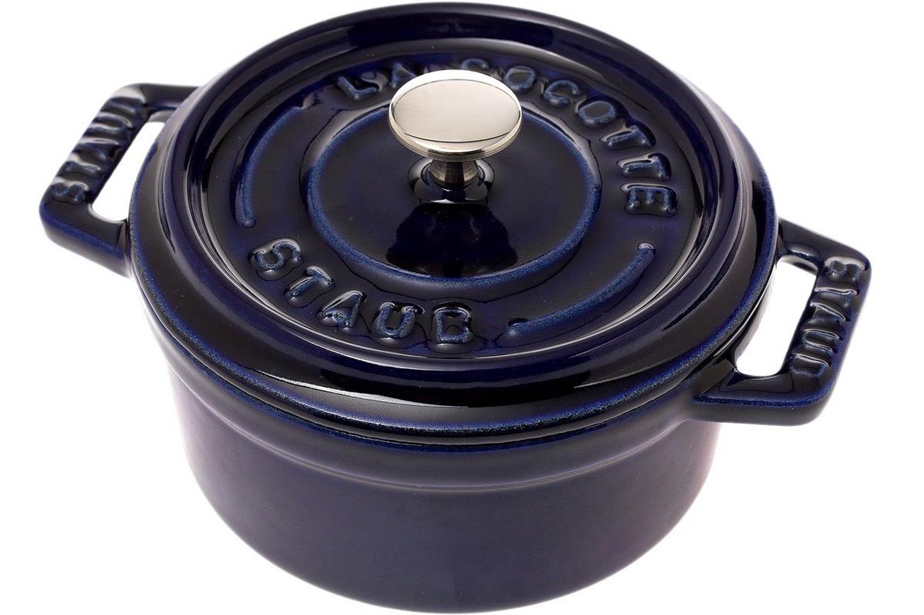 Staub mini braadpan - cocotte 10cm, 0,25L, blauw