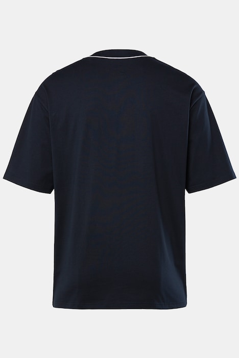 STHUGE T-Shirt, Halbarm, oversized, Baseball-Look, bis 8 XL