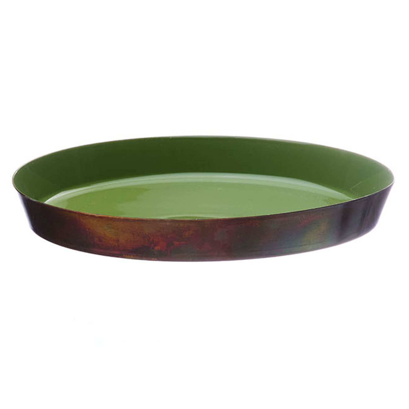 Bjorn Plateau de service en métal Argile - D.20 cm