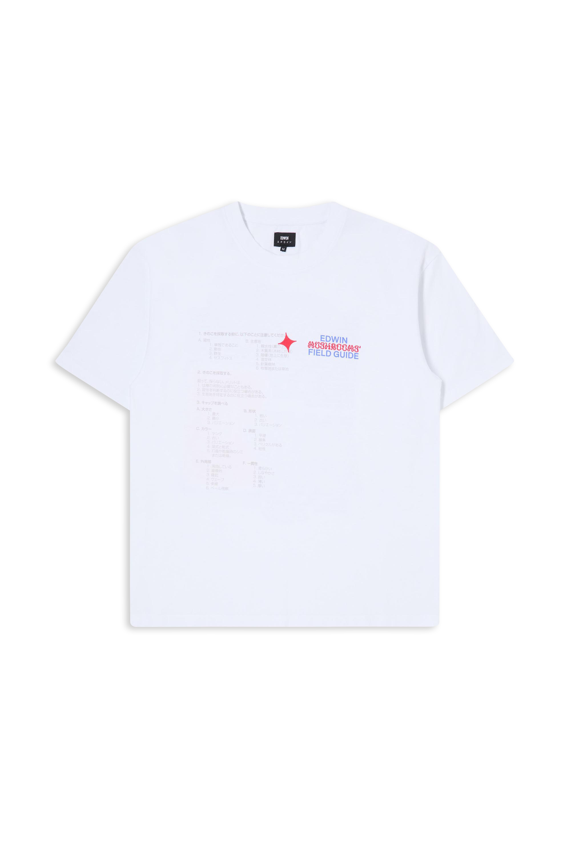 EDWIN T-shirt Rooms TS Blanc