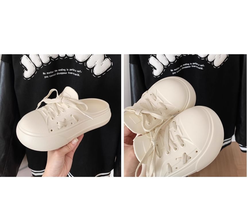 Honkizz - Platform Two Tone Mules