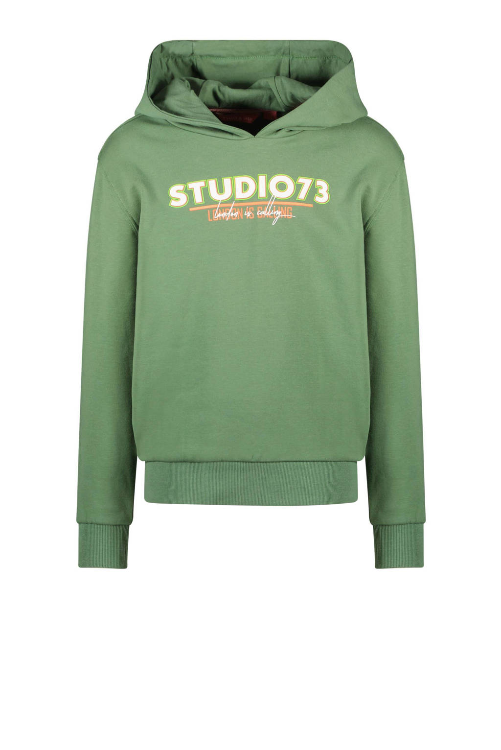 TYGO & vito hoodie Selma met printopdruk groen