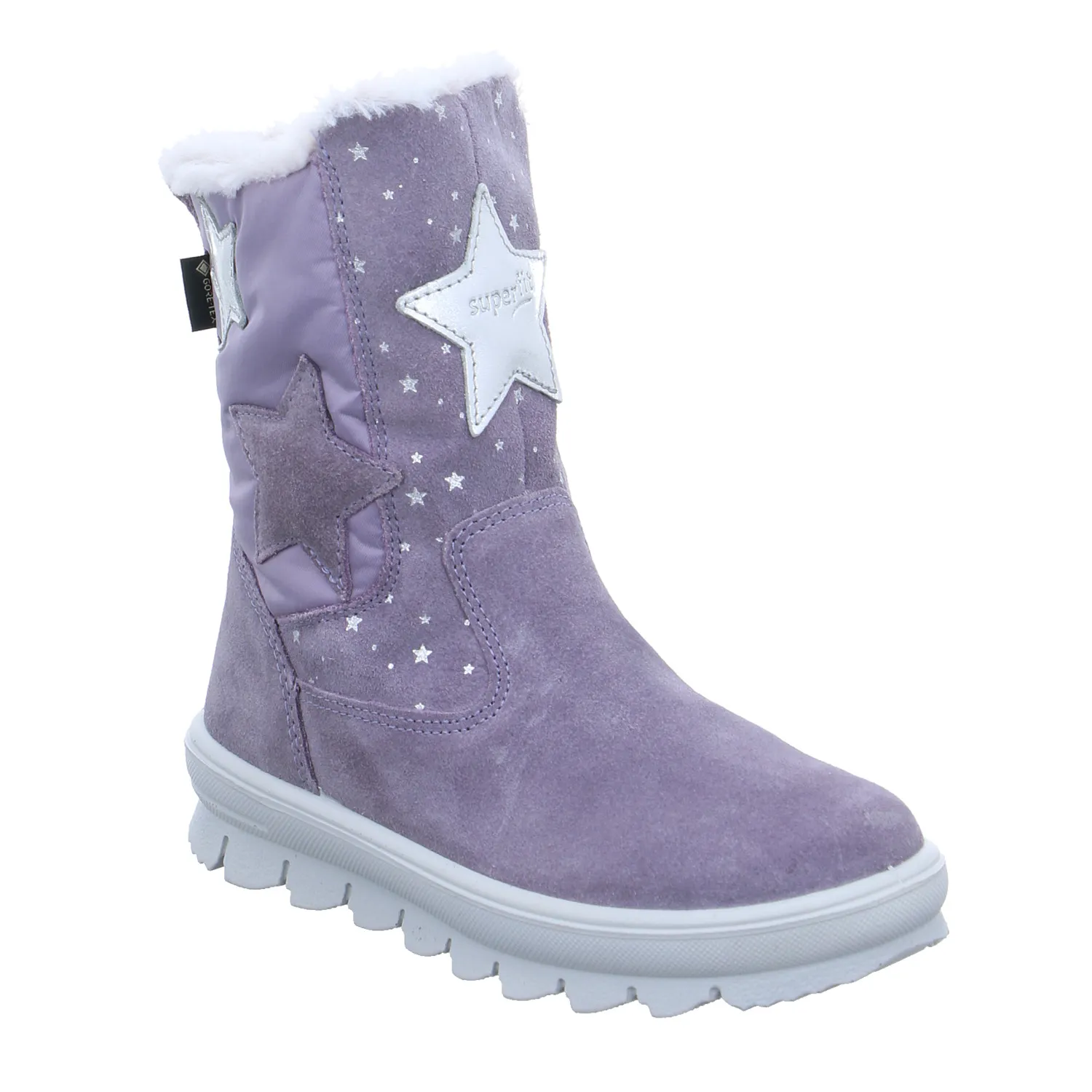 SUPERFIT Kleinkinder-Winterstiefel Flieder Textil  Stiefel