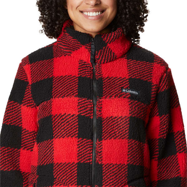 Veste polaire COLUMBIA WEST BEND FULL ZIP W RED LILY CHECK