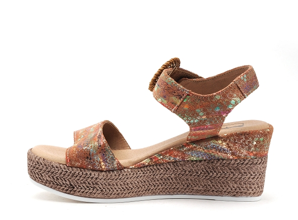 Gr nu pieds talons femme viabe multicolore