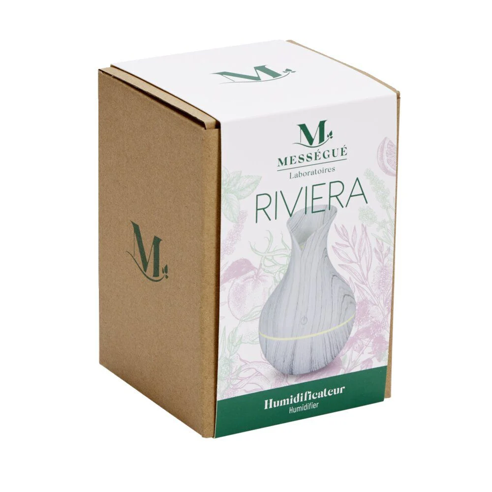 Humidificateur d'air LED forme vase Riviera Mességué H14cm