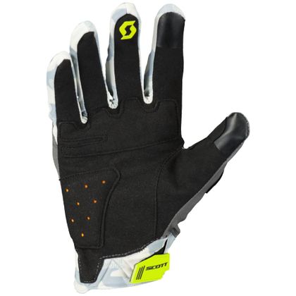 Gants cross Scott X-PLORE D3O 2024 - Gris / Jaune