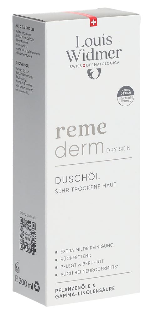 LOUIS WIDMER Remederm Duschöl<br>200 ml, Öl, parfumiert