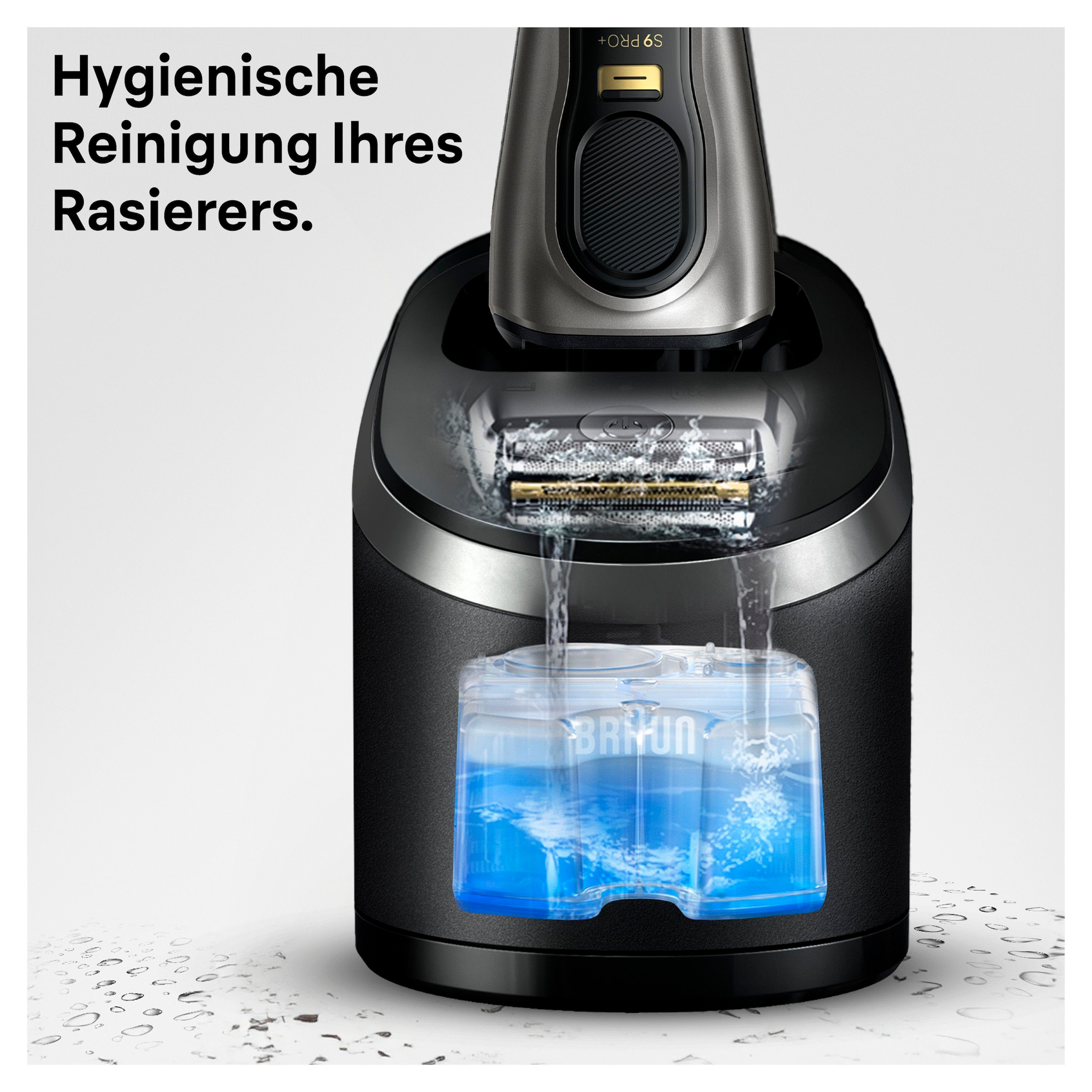 Braun Elektrorasierer Reinigungslösung hygienische Reinigung