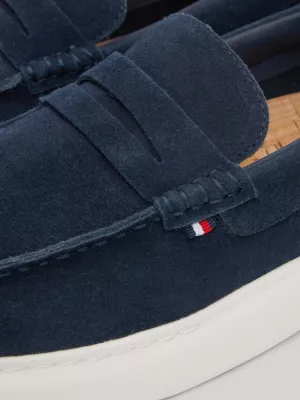 Mocassins híbridos de camurça