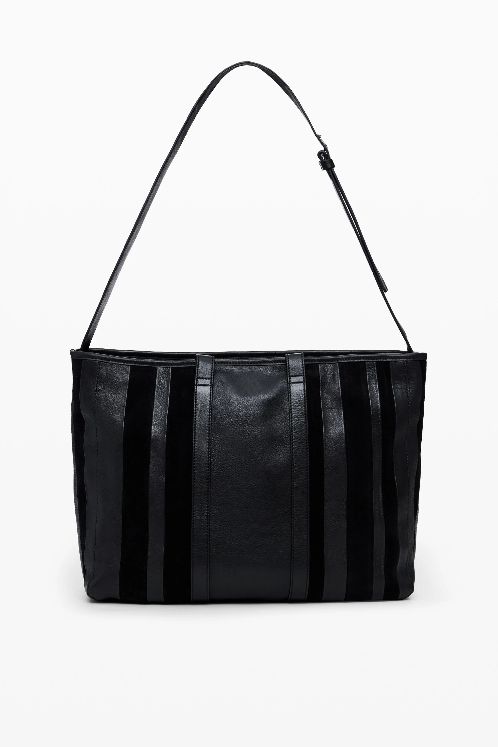 Bolsa de compras de couro