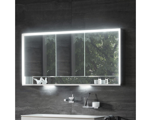 KEUCO Royal Lumos spiegelkast 120 x 16,5 x 73,5 cm, gespiegeld, 3-deurs, LED, IP 24, 713