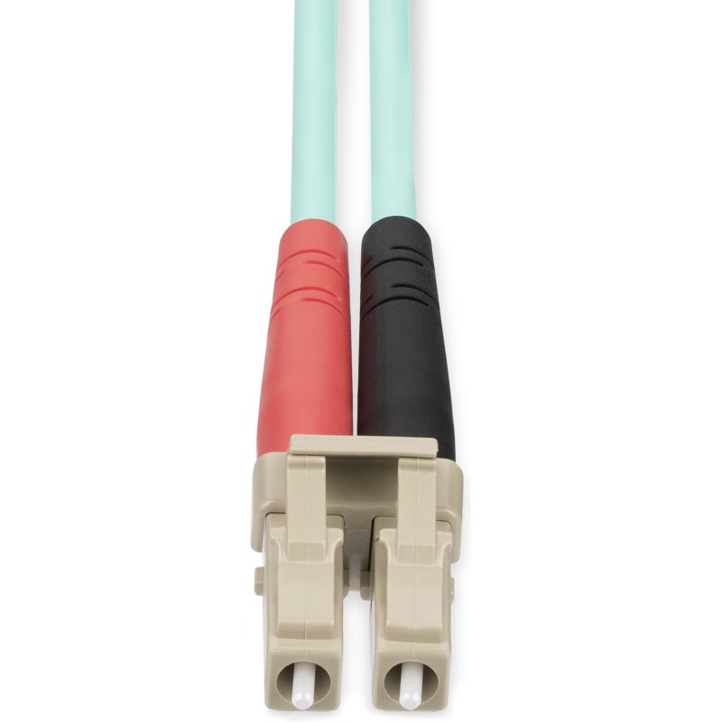 StarTech.com Câble à Fibre Optique Multimode LC/UPC vers LC/UPC OM4, Fibre LOMMF/VCSEL Zipcord 50/125µm, Réseaux 100G, Faible Perte d'Insertion, Cordon de Raccordement Fibre LSZH, 25m
