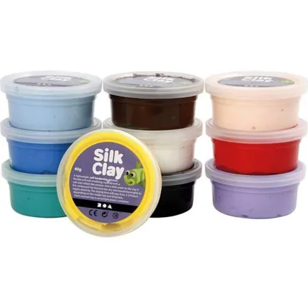 Creative Company Silk Clay Basicset I, 10 Dosen je 40 g