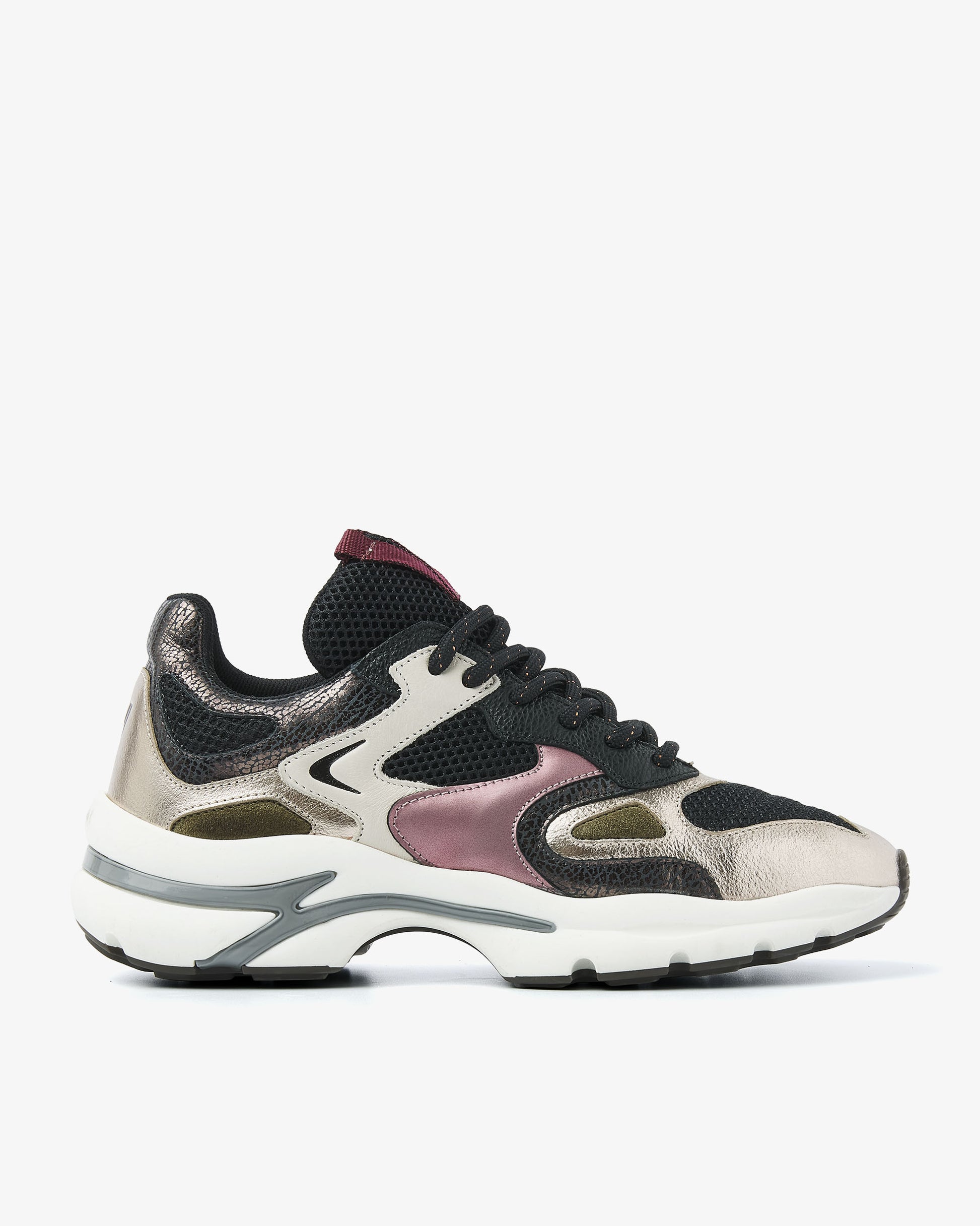 VIA VAI zwarte dames sneakers Vesper Due