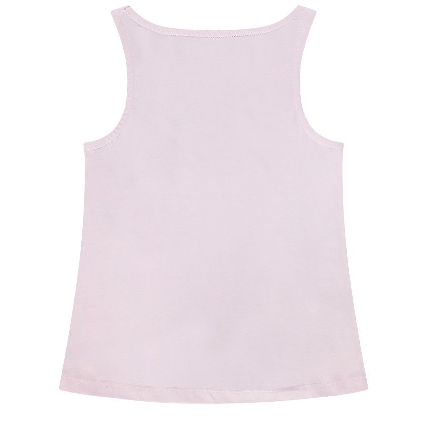 Débardeur en jersey print et sequins pour fille - Lilas