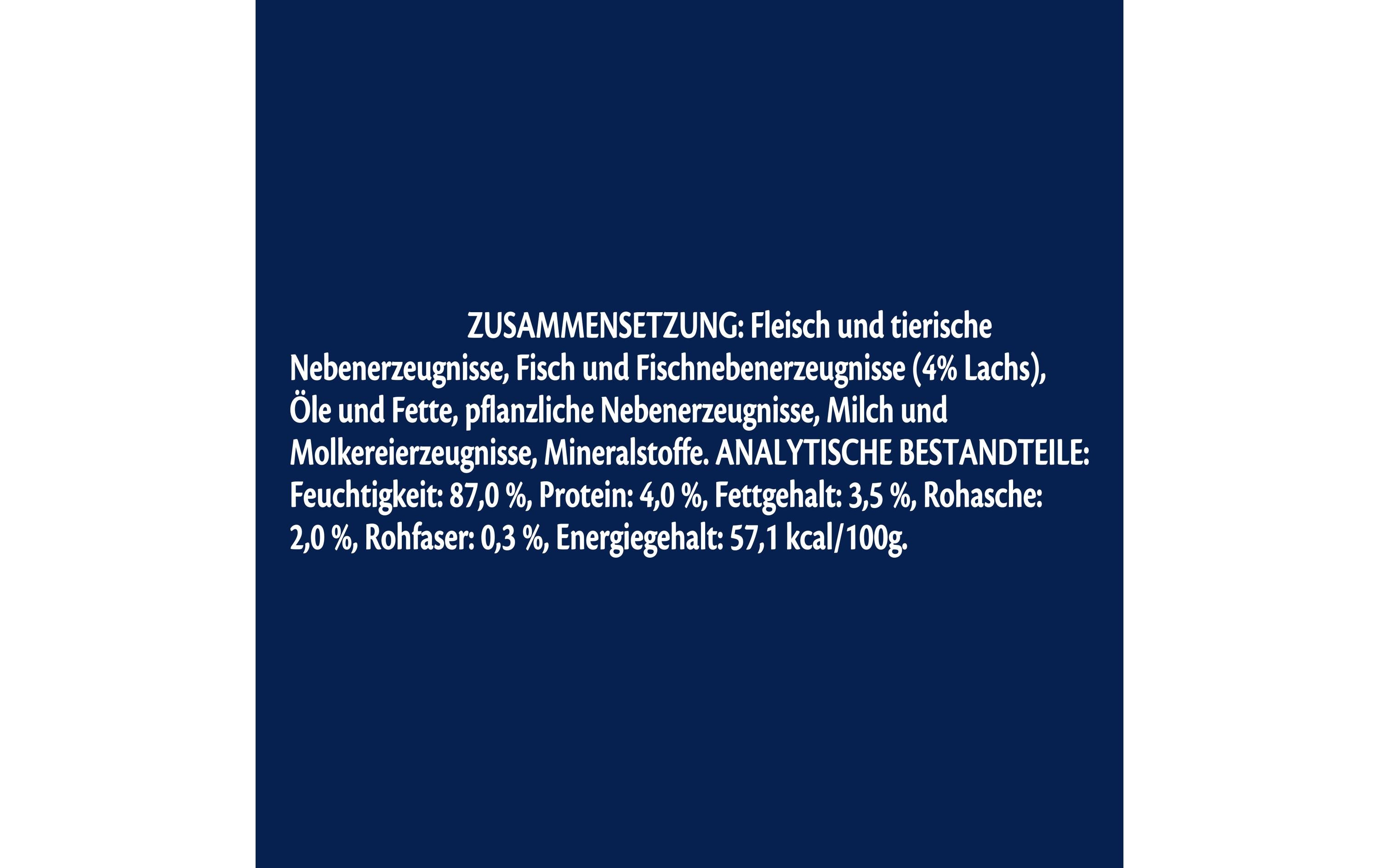 Katzen-Snack Deli Moments Lachs 4 x 10gErgänzungsfuttermittel für ausgewachsene und ältere Katzen