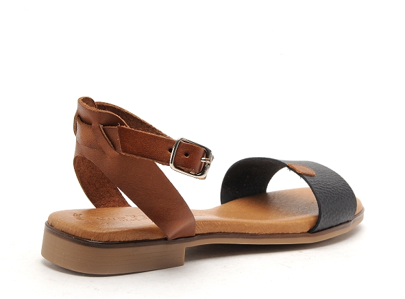 Eva frutos nu pieds plats femme 3052 noir