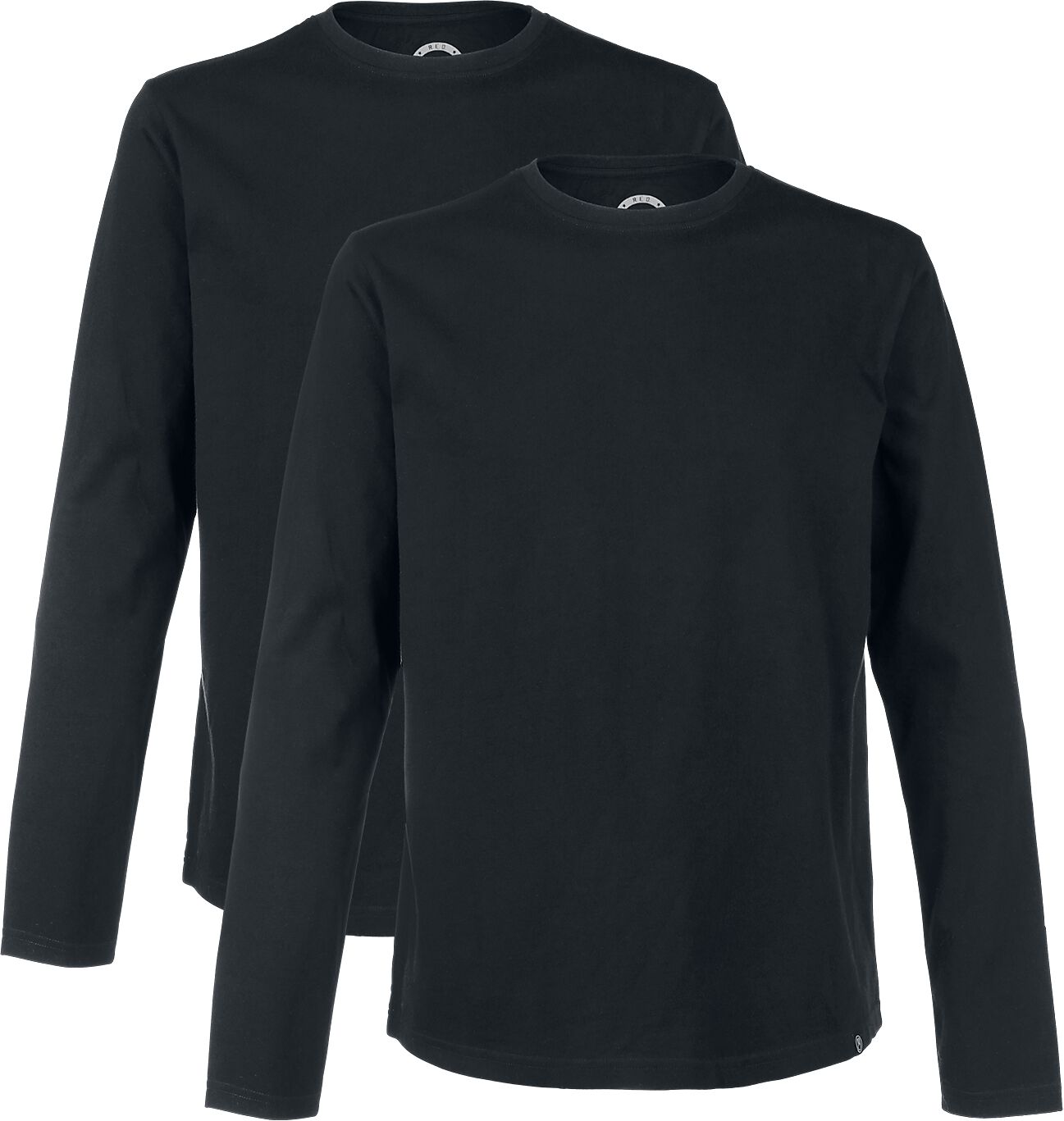 Hauts Manches Longues Noirs Ras-Du-Cou - Lot De 2 | RED by EMP T-shirt manches longues