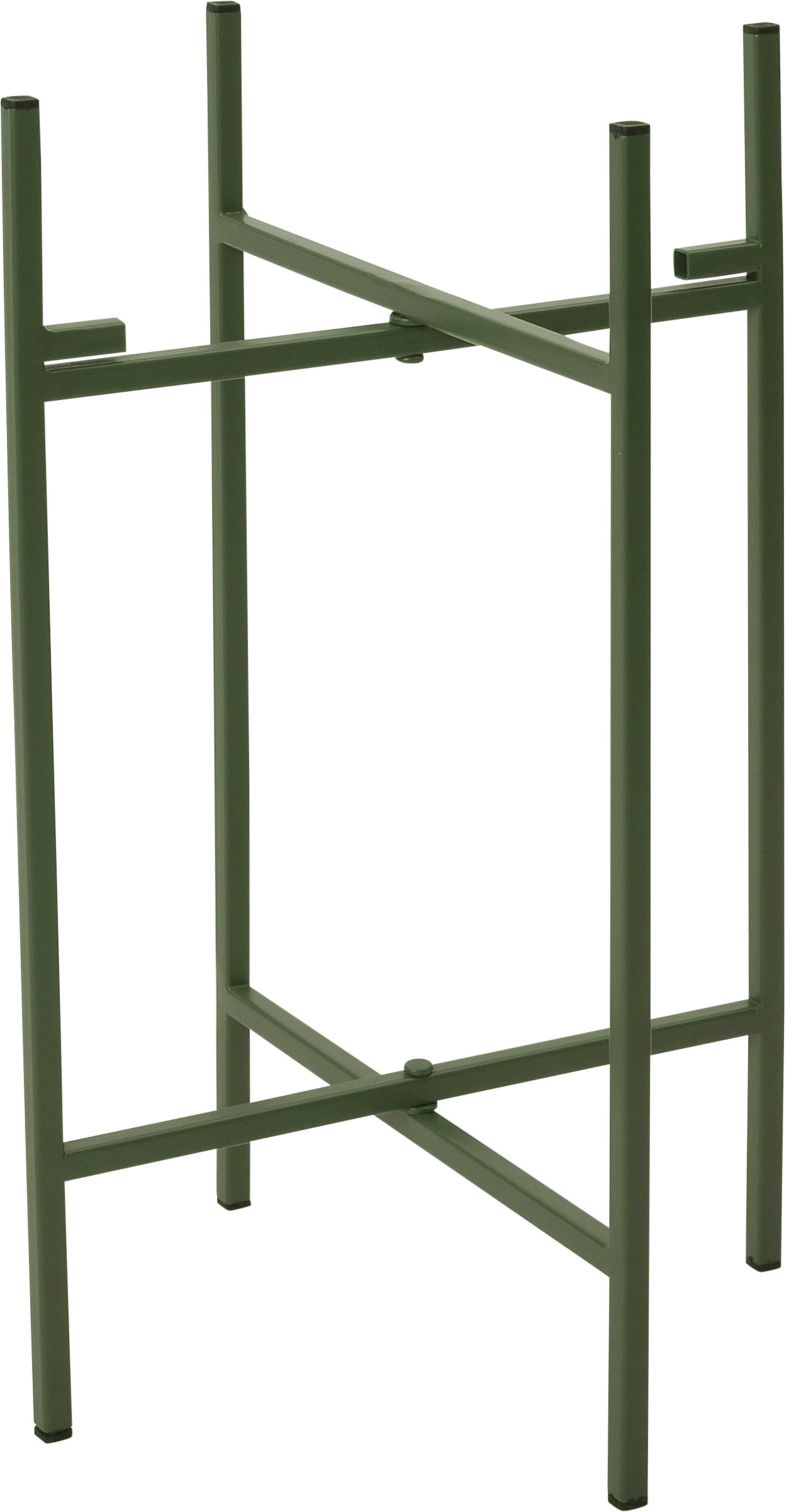 Intratuin bloempot op poten Nira groen D 18 H 39 cm