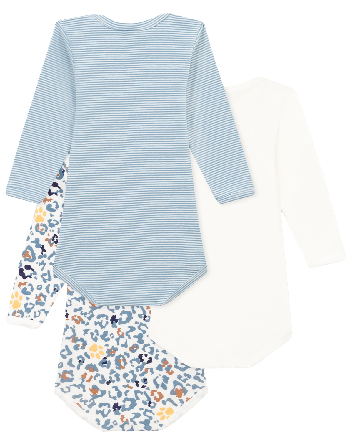 Langarmbody LOUPY 3er Pack in bunt