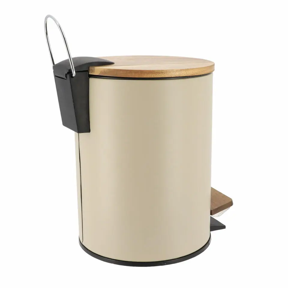 Tendance Badkamer prullenbak Bamboo vibe - soft close - 3 ltr
