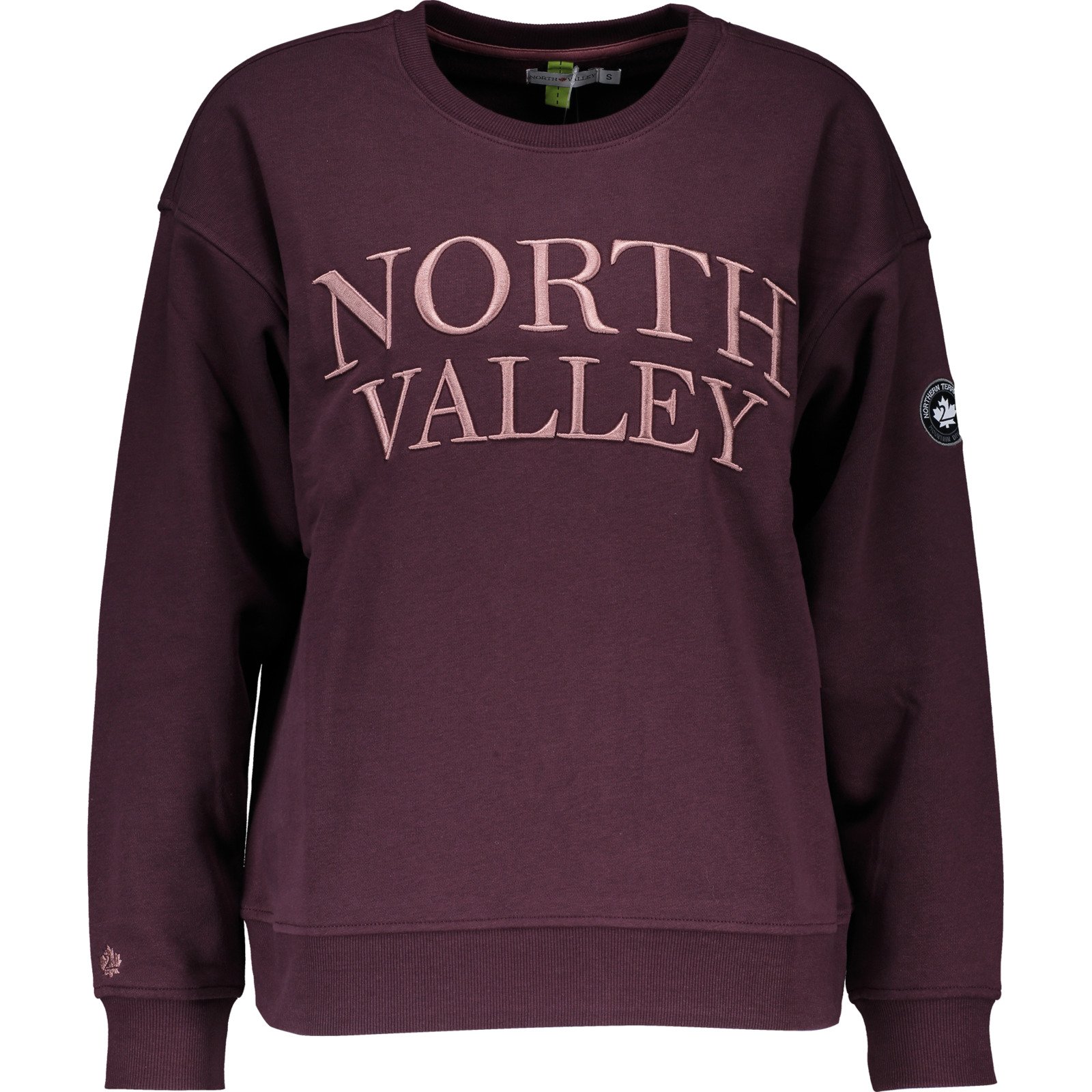 Northvalley Damen-Sweatshirt Rosi S, brombeer