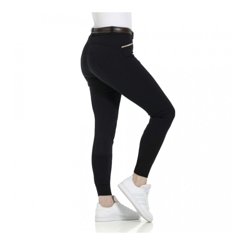 Equitheme GIZEL - Pantalon siliconé Femme noir
