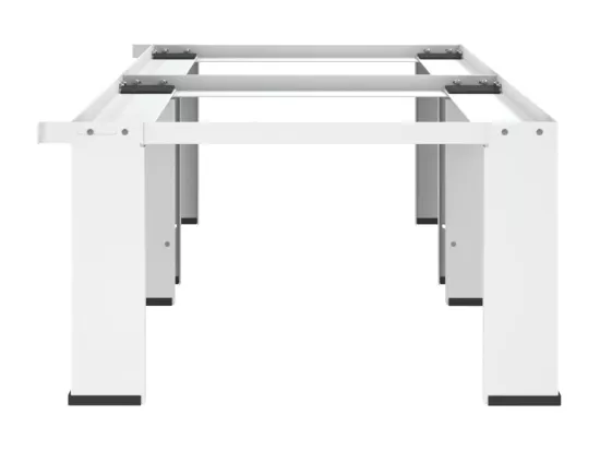 Socle double pour lave-linge et sèche-linge Blanc