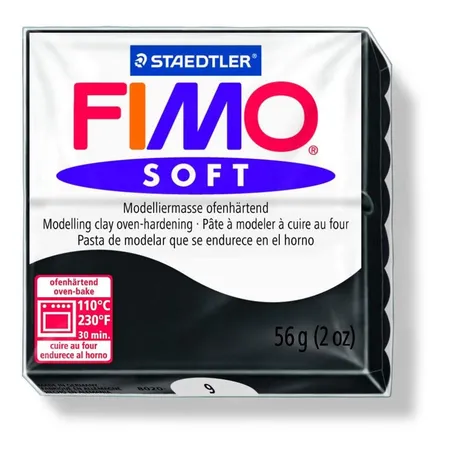 STAEDTLER® FIMO® soft Normalblock, 57 g, schwarz