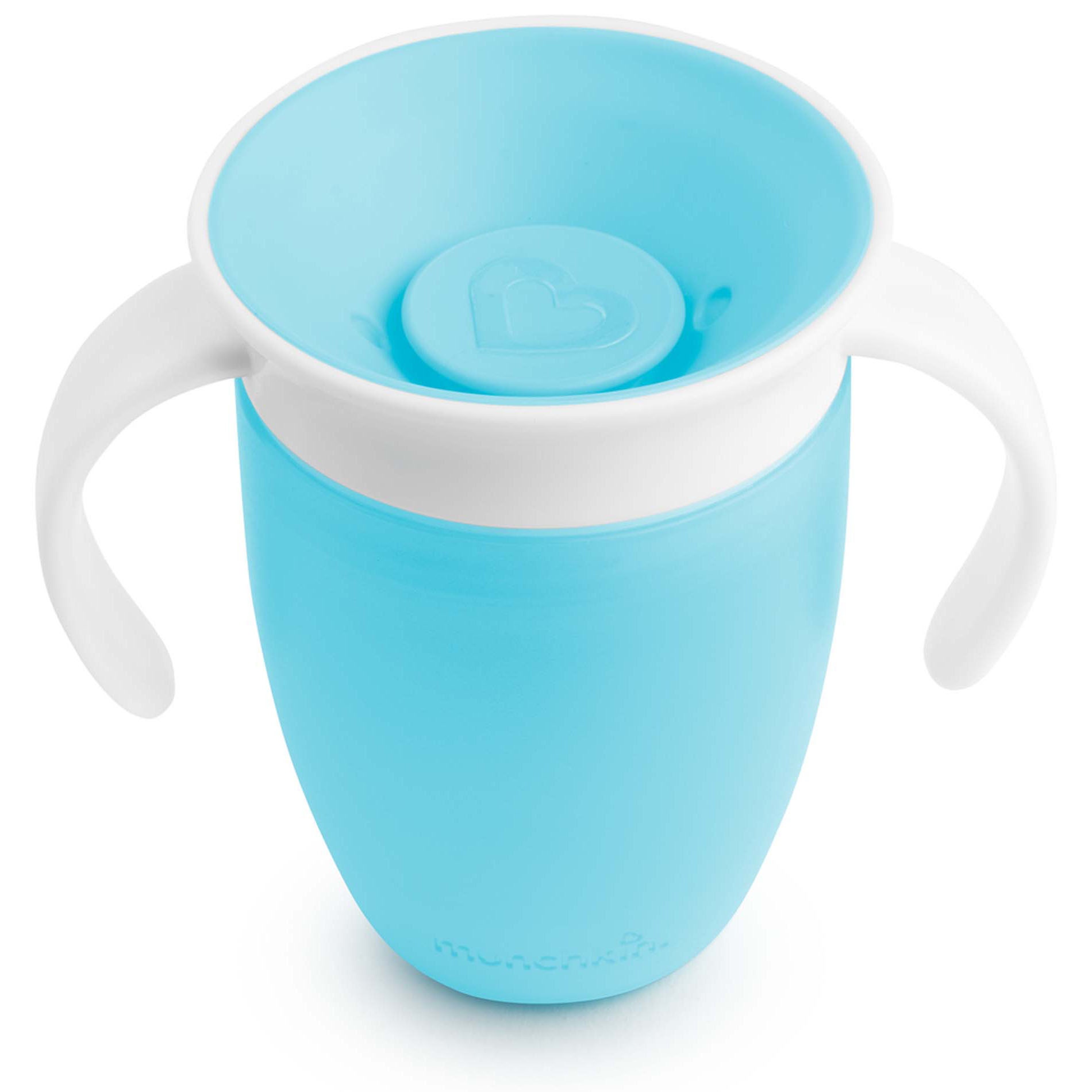 Munchkin drinkbeker miracle 360 graden 207ml 6+ maanden blauw - drinkbekers - Pr